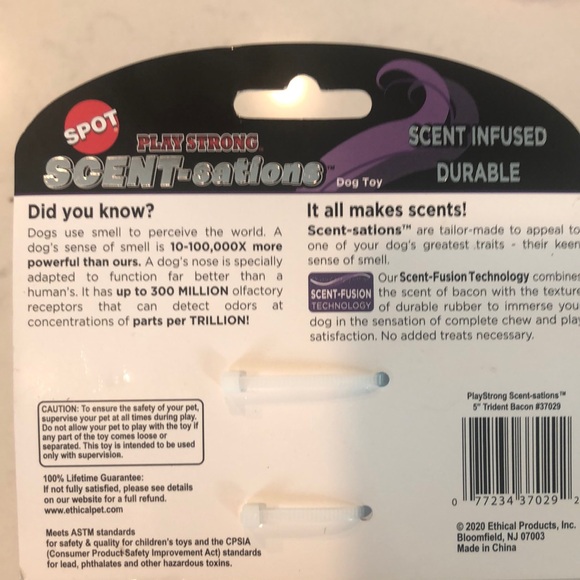 SPOT Bacon Scented Dog Toy - Picture 5 of 7